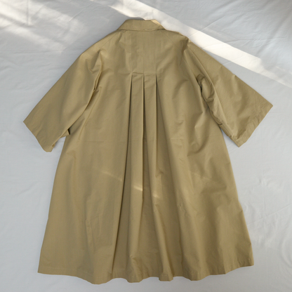 【26,000円→13,000円】洗える/軽い/シワがつきにくい　後ろ姿美人ロングコート バックタック　　0692BE